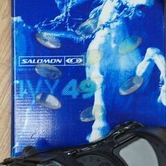 148cm SALOMON スノーボード IVY49 バインディング付き ブルー系 スノーボード スノボ TWO B ONE サロモン  札幌市 清田区 平岡の画像