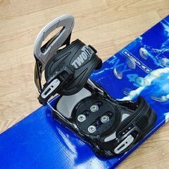 148cm SALOMON スノーボード IVY49 バインディング付き ブルー系 スノーボード スノボ TWO B ONE サロモン  札幌市 清田区 平岡の画像