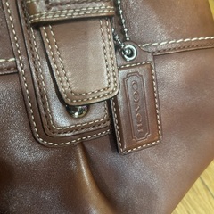 【COACH】コーチ ハンドバッグ ブラウン ★中古・軽い使用感あり★ 4000円（交渉OK）の画像