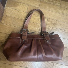 【COACH】コーチ ハンドバッグ ブラウン ★中古・軽い使用感あり★ 4000円（交渉OK）の画像