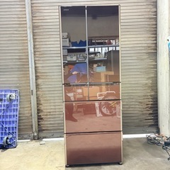 【美品】日立 ノンフロン冷凍冷蔵庫 6ドア 555L R-X5700F