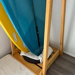 サーフボードラックの画像