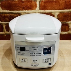【SHARP】ジャー炊飯器 KS-H5E7-KB 2011年製