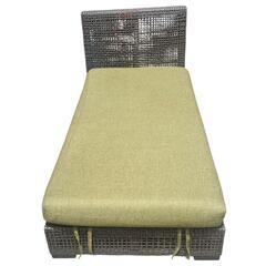 決定【ジ625-7】ニトリ ラタンソファー 2組セットの画像