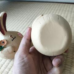 うさぎのオブジェセットの画像