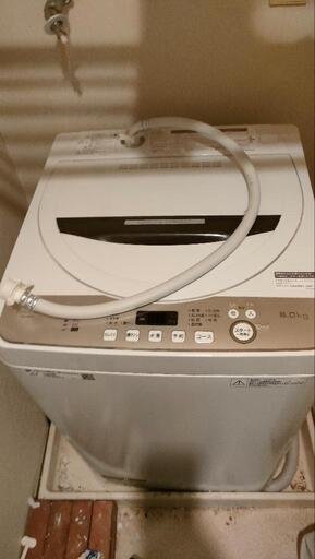 シャープ洗濯機6.0kgES-GE6D (ueue) 長田の生活家電《洗濯機》の