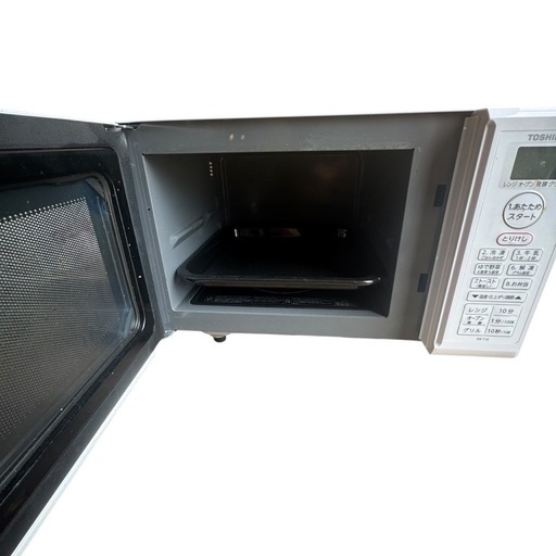 【ジ0625-06】フラットテーブル トースト機能付き‼️TOSHIBA 電子レンジ　2021年