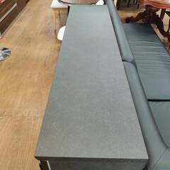 【愛品倶楽部柏店】サンキコーポレーション スライド扉カウンター ※扉1枚欠品しています※の画像