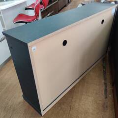 【愛品倶楽部柏店】サンキコーポレーション スライド扉カウンター ※扉1枚欠品しています※の画像