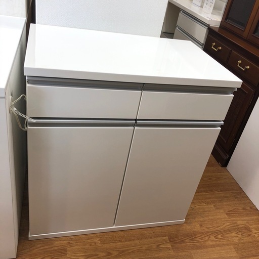 カウンターテーブル　キズ有り　ホワイト　135【取りに来れる方限定】