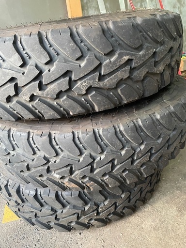 タイヤ4本セットホイール付き   オープンカントリーMTタイヤ195R16