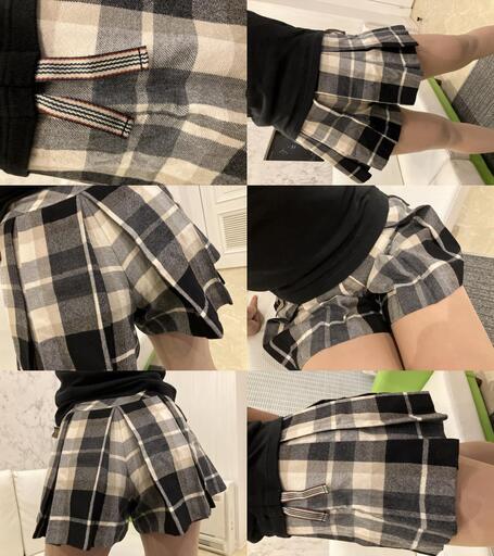 BURBERRY ブルーレーベル チェック柄 キュロット スカート 36