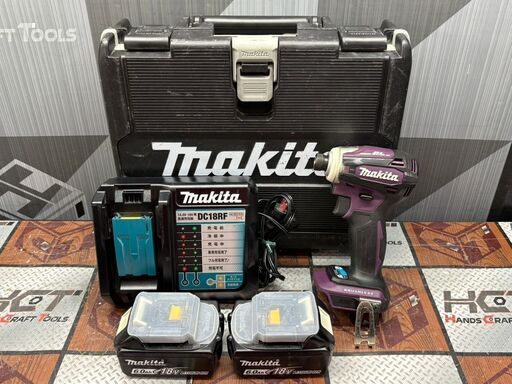 【中古】マキタ Makita TD172DGXAP 充電式インパクトドライバ バッテリ×2・充電器付き【ハンズクラフト佐賀】