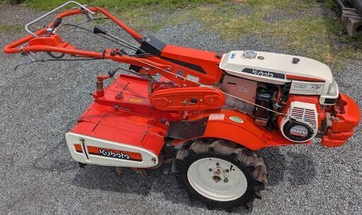 鹿児島発　クボタ 　セル始動　ガソリンエンジン耕うん機TG620　バッテリー新品交換済み