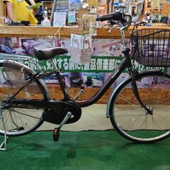 【愛品倶楽部柏店】パナソニック　26インチ電動アシスト自転車 ビ...