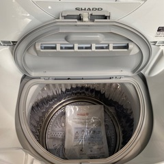 ⭐️高年式⭐️2024年製 SHARP シャープ 6.5/3.5kg洗濯乾燥機 ES-T6E3-W No.6097の画像