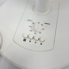 【k1123】山善 扇風機 YLR-AG30 リビングファン 首振り 現状品 動作未確認の画像