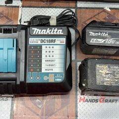 【中古】マキタ Makita TD172DGXAP 充電式インパクトドライバ バッテリ×2・充電器付き ライト、手元スイッチ不良有り【ハンズクラフト佐賀】の画像