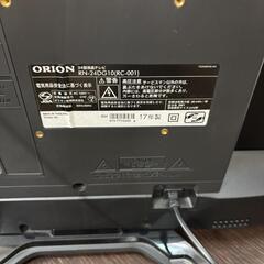 値下げ！中古  液晶テレビ   ORION   24型   2017年製の画像