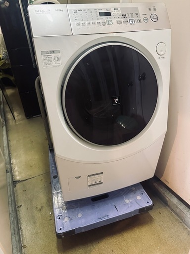 ♢SHARP ドラム式電気洗濯乾燥機【2012年製】ES-V530-NL シャープ ES