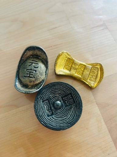 骨董/金錠馬蹄銀