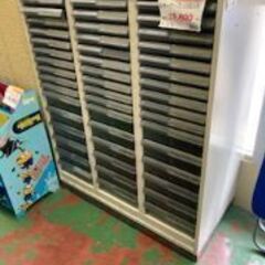 ID:640801　レターケース１５段３列　※天板キズ