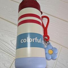 【新品・未使用】マカロン ステンレスボトル レッド 500ml