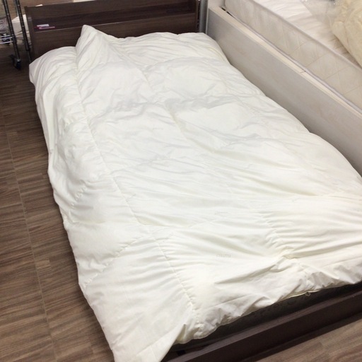 小林織物 羽毛掛けふとん フルテクト シングル(150x210cm) フランス ホワイトダックダウン