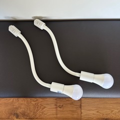 【電球付き】xydled ライティングバー用スポットライト フレキシブルアーム E26口金の画像