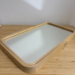 IKEA イケア テーブルミラー 鏡 アッシュ 27x40cm ...