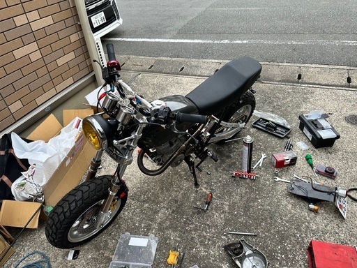 エイプ50 トラッカー仕様　カスタム車両　交換も可