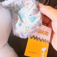 美品スヌーピーぬいぐるみ タグ付きの画像