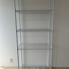 【極美品】アイリスオーヤマ メタルラック 5段（横幅75×奥行35×高さ180cm、ホワイト）の画像