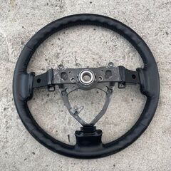 ★トヨタ純正 レザーステアリング★ハリアー★ 品番08460-48010-C0★の画像