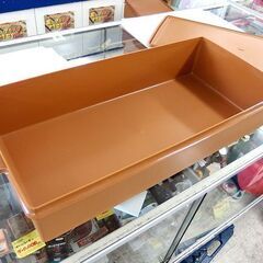 Tupperware ロング スーパーケース ④ 38リットル ブラウン 収納ケース 衣類収納 タッパーウェア 札幌市屯田店の画像