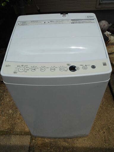 高年式 2024年】 6.0kgハイアール OBBW-60A 全自動電気洗濯機