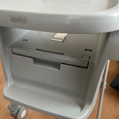【美品】Aprica ユラリズム ハイローベッド&チェア エレファントラブGRの画像