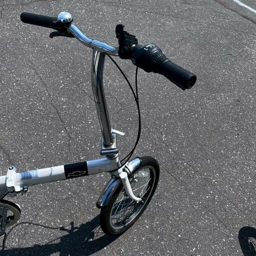 シボレー 折りたたみ自転車 16インチ 白 切替付き (（株