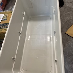 早い者勝ち！　無印良品　再生ポリプロピレン入り　頑丈収納ボックス　特大の画像