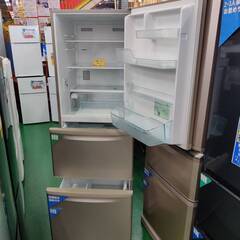 【愛品倶楽部柏店】 Panasonic パナソニック 2021年製 335L 3ドア 冷凍冷蔵庫 NR-C342C 右開き 真ん中野菜室 高さ低めの画像