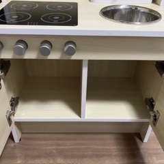 木製　おままごと　キッチンの画像