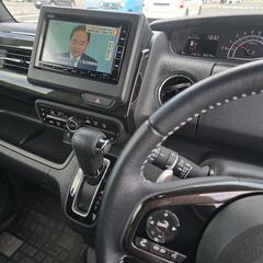 人気のN-BOXカスタム★黒★GLターボセンシング★走行距離33000km★車検たっぷりR9年6月の画像