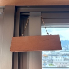 木製壁掛けフックオレンジ猫の画像