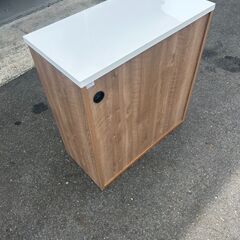 🌟文章お読みください🌟A-1178　キッチンカウンター　レンジボード　食器棚　美品の画像