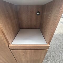 🌟文章お読みください🌟A-1178　キッチンカウンター　レンジボード　食器棚　美品の画像