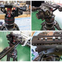 【愛品倶楽部柏店】Manfrotto マンフロット MVK608TWINGA ナイロテック608ビデオ雲台+アルミツイン三脚の画像