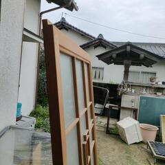 昭和レトロ ガラス 建具 【近日処分予定です】の画像