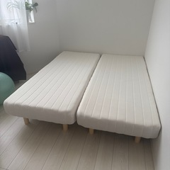 シングルベッド二台