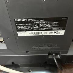 値下げ！中古  液晶テレビ   ORION   24型   2018年製の画像