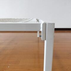 ■無料■シングルベッド（ホワイト）の画像